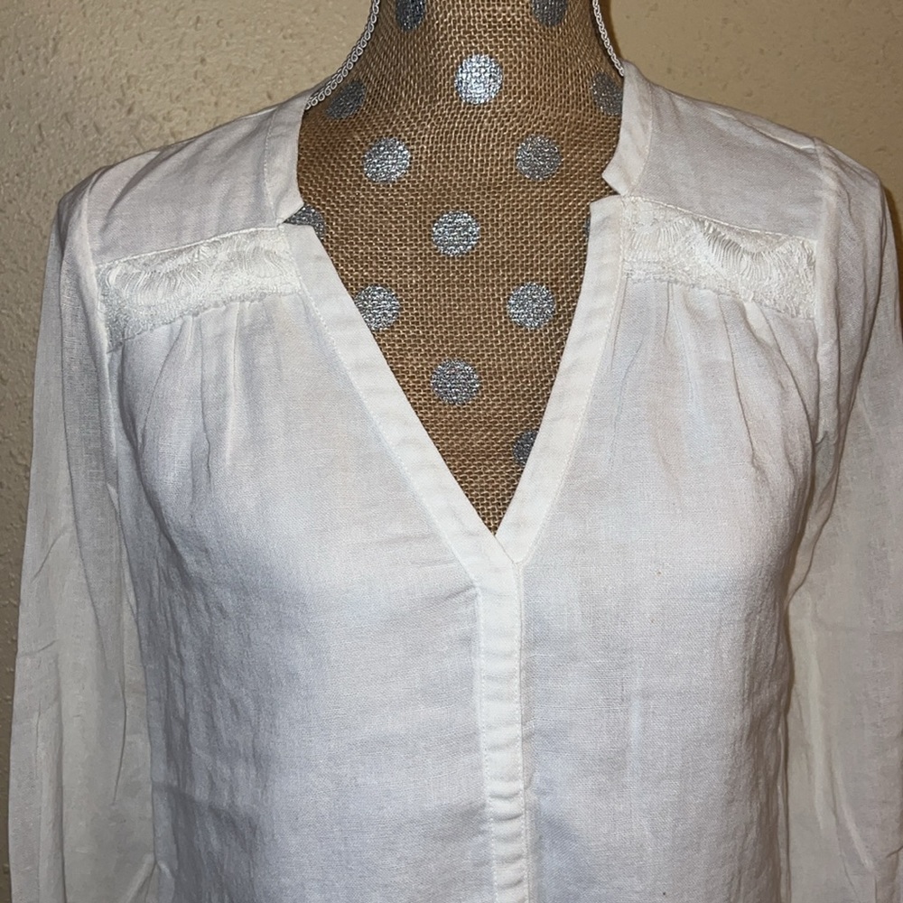 CALYPSO adorable white blouse XS - Picture 3 of 7